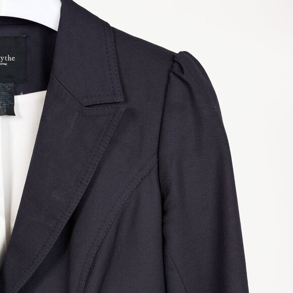 Smythe Navy Wool Twill Equestrian Blazer - Picture 4 of 8